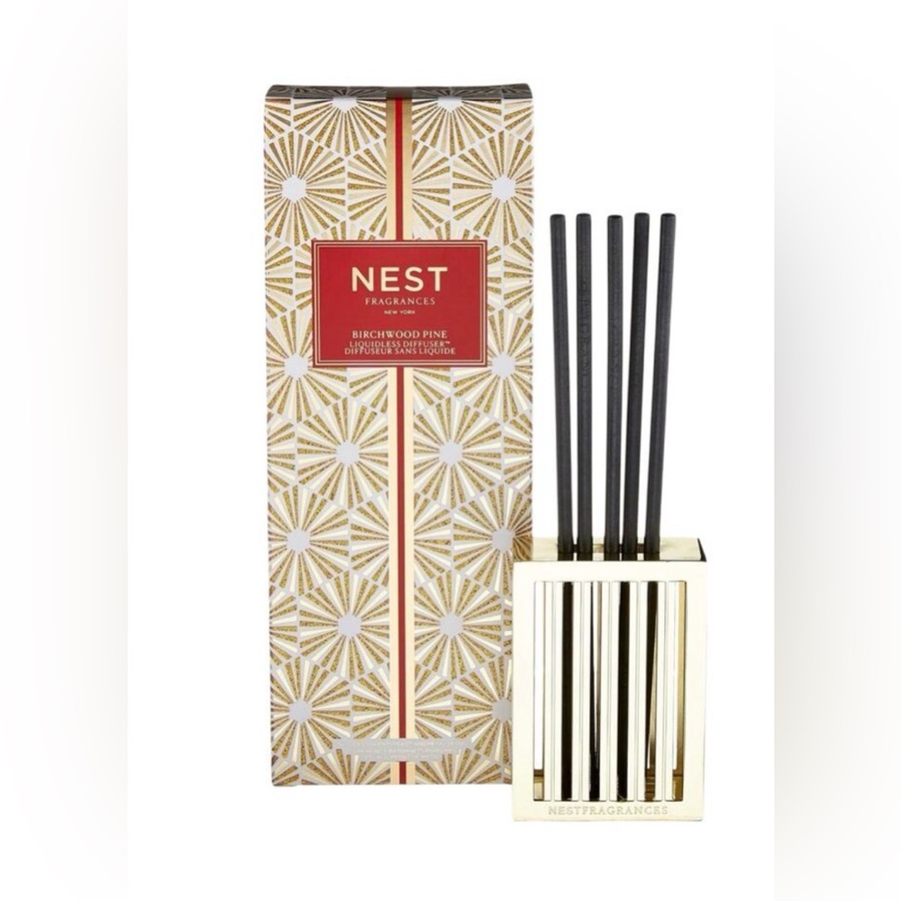 NEST Fragrances Birchwood Pine Liquidless Diffuser, New in Box